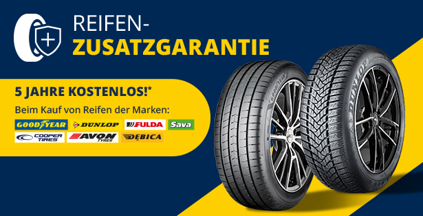Reifen Zusatzgarantie