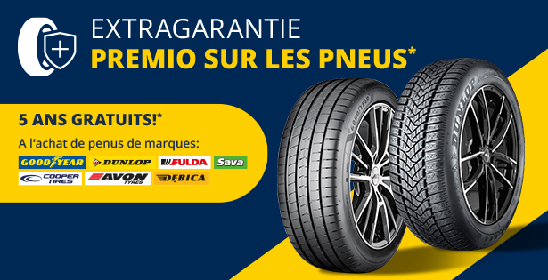 Garantie pneus de Premio 