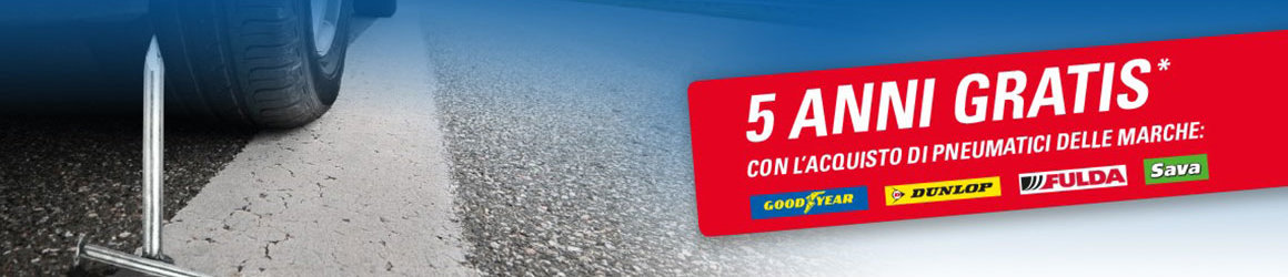 5 anni gratis 5 anni gratis